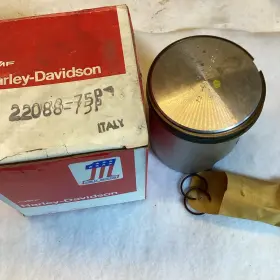 22088-75p Aermacchi Harley Piston Kit 1975 Mx250 With Pin Clips And Rings 22412-75