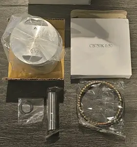 24424984 Aftermarket Honda 79-83 Cb750 Cb750k Cb750f Dohc Piston Kit - 4 Kits .50mm Oversize 62.5