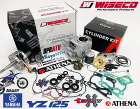 P400485100017 Athena Wiseco Cometic Koyo Ntn Yamaha Yz125 Hot Rods Bpratv 05-21 Yz 125 54mm Cylinder Piston Crank Rebuild Kit