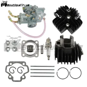 Bou4821744 Boutiquetrove Carburetor Cylinder Piston Ring Gasket Top End Kit For Yamaha Pw50 1981-2009 New