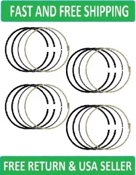 Pr214a1003vs Caltric Cylinder Piston Rings For Kawasaki Ninja 650r Ex650 06-2011 650 2012-2024
