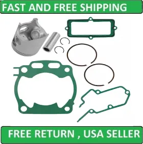 Ptk113-2a2001 Caltric Piston And Top End Gasket Kit For Yamaha Yz250 2003-2023 66.4mm Bore