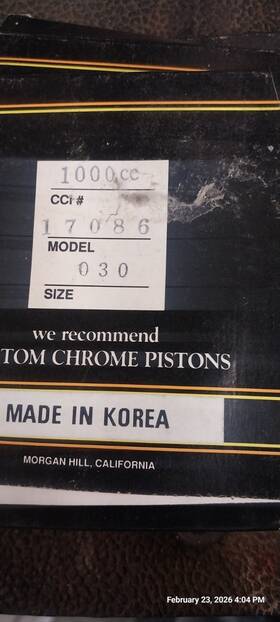 Cci 17086 2 Sets Piston Rings For 1000cc Harley Sportster