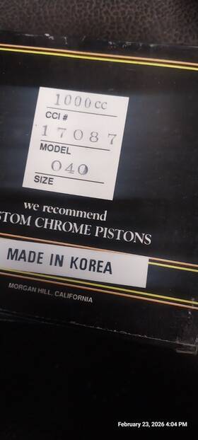 Cci 17087 2 Sets Piston Rings For 1000cc Sportster