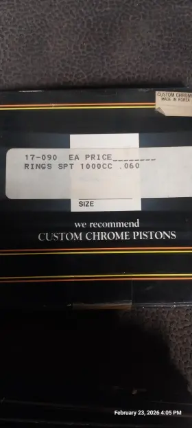 17090 Cci 2sets Piston Rings For 1000cc Sportster