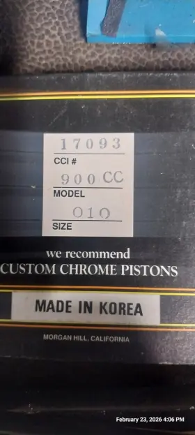 17093 Cci 1 Set Piston Rings For 900cc Sportster