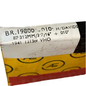 Br.19800 Covmo Piston Rings Harley Davidson 1941-1953 1213cc 87.312mm Br19800 Nos