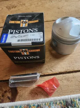 16920 Custom Chrome 16923 Harley Davidson Single Piston Kit Size .040 74 Inch /1200cc