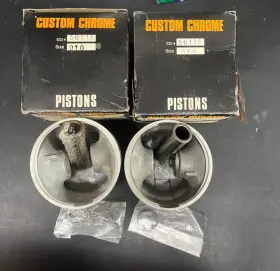 56-118 Custom Chrome New 1100cc Xl Sportster Piston Set .010 #