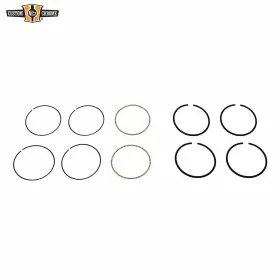 58921 Custom Chrome Replacement 3 3/4 Inch Bore Piston Ping Set .005 Fit For Twin Cam 88 And 95 Models