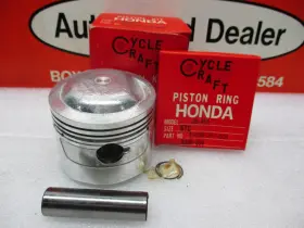 13009-292-000 Cycle Craft Honda Cb450 Piston Pin And Rings Std One Only Nos