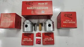 33-74-36-15884 Cycle Craft Harley Davidson Sportster Ironhead 900cc Std Piston And Ring Set