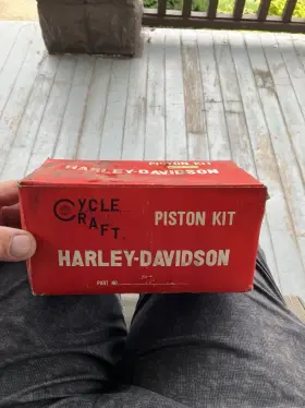 33-74-36-16036 Cycle Craft 33-74-36 16036 Harley Piston Kit Hd 3 5/8 Model Size 020 Nos