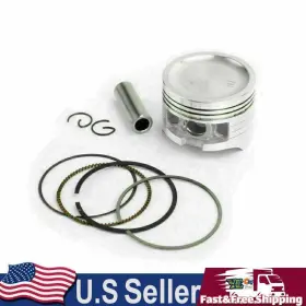 13102-kph-305 Darupsun Piston Ring Pin Clips Kit Std Fits Honda Anf125 Innova 03-12 Grom Wave 125 10-19