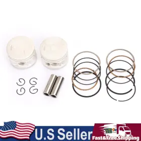 M562-a048-b Darupsun 2 Set Piston Ring Pin Kit 49.25mm For Yamaha Xv250 V-star Virago Route 66 88-18