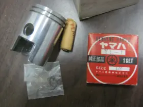 134-11631-40 Dixie 54-yl1 Nos Yamaha/dixie Yl1 Piston Kit 1mm Over Bore 100cc Twin Jet