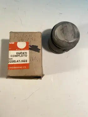 0296.47.503 Ducati 160 Monza Junior Nos Oem Borgo Piston Rings And Wrist Pin Set. 61.4mm