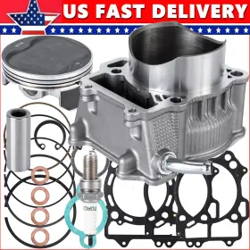 Masaoo37suooo6706zb Eway For Kawasaki Kfx 400 Suzuki 434cc Cylinder Piston Gasket Top End Kit 12.3 1 Masaoo37suooo6706zb Eway For Kawasaki Kfx 400 Suzuki 434cc Cylinder Piston Gasket Top End Kit 12.3 1
