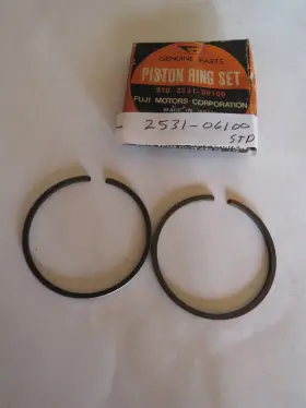 2531-06100 Fuji Motor Corporation Nos Indian Piston Ring Set Std Me 100 Mt Ml Ms F500k Om27
