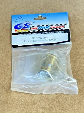 Gsc-9921361 Gs Racing Rare Piston/sleeve Set For Rm25 #gsc-9921361 Rc Parts Vintage New