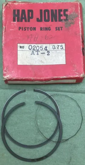 316-11610-30 Hap Jones 02054 New Piston Ring Set 0.75 For Yamaha At-2