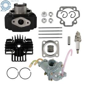 Happy19star Hp106362 Fit For Yamaha Pw 50 Pw50 Carburetor Cylinder Piston Ring Gasket Top End 81-09
