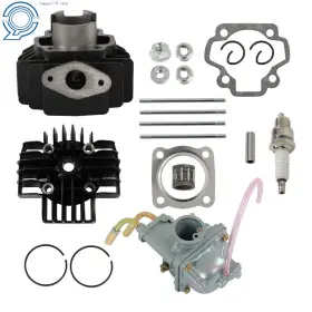 Hp106362 Happy19star Fit For Yamaha Pw 50 Pw50 Carburetor Cylinder Piston Ring Gasket Top End 81-09