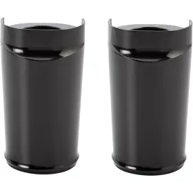 20-033 Harddrive Arlen Ness Smooth Fork Boot Covers - Standard Black Anodized