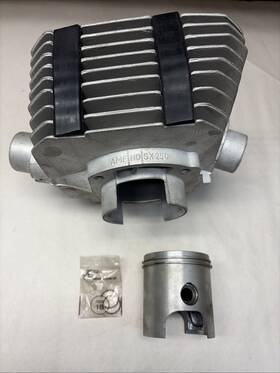 Harley Davidson 16505-75p Rare Nos Aermacchi Cagiva Sx250 1975-1978 Cylinder And Piston Assembly A3