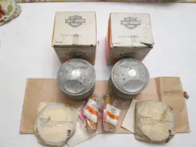 22147-74a Harley-davidson 22147-74 Nos Flh Fx Piston Set Panhead Shovelhead
