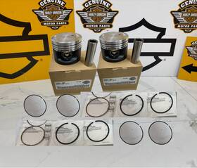 Harley-davidson 22254-86a Oem Genuine 86-03 Sportster 883xl .020 Over Os Pistons And Rings