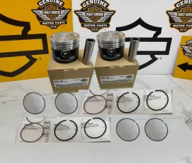 22254-86a Harley-davidson Oem Genuine 86-03 Sportster 883xl .020 Over Os Pistons And Rings
