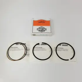 22273-86 Harley-davidson 86-87 Sportster 1100 Piston Ring Set 0.010 Oem