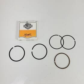 Harley-davidson 22355-72a 1954-1980 Sportster Piston Ring Set Cylinder Nos Oem