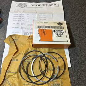 Harley-davidson 22528-86ra Harley-davidson Piston Ring Set Standard Sportster Xr750 Nos Boxed