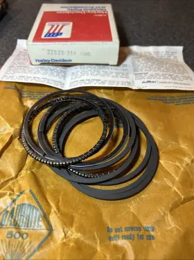 22529-74r Harley-davidson Piston Ring Set .010 Over Sportster Xr750 1974-85 Nos
