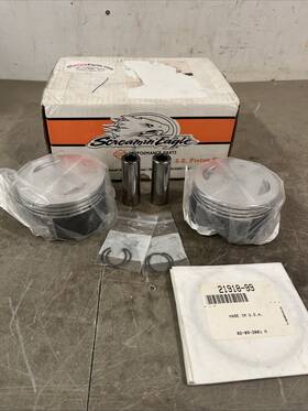 Harley-davidson 22851-99a A4 Cast 3-7/8 Inch Standard Size Piston Kit 1550 99-06