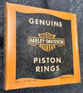 22355-38 Harley-davidson 261-38 Nos Original Std Piston Ring Set 45 Inch 1954-earlier #179