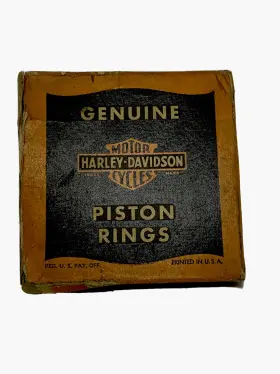 263-38d Harley-davidson 265-48 Nos Genuine Panhead 61 Inch Std Compression Piston Oil Rings