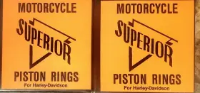 27045l Harley-davidson 2 Boxes Motorcycle Superior Piston Rings Set 2745l 040 Nos
