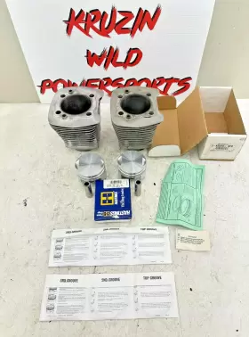 Kb258 Harley-davidson 84-99 Softail Kb Pistons Std Bore Evo Cylinder Rings