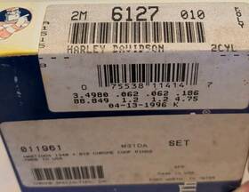 Hastings 011961 Harley Piston Rings .010 1340cc Evo Shovelhead 6127