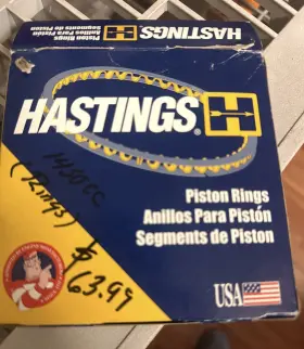 2m-4942 Hastings Moly Piston Ring Set #2m 4942 With 3.750 Bore Harley Twin Cam 1450 Cc