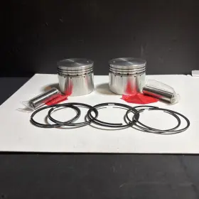 06-7056 Hepolite Norton Pistons And Rings Set .020 2 Commando 850 1973 - 1975
