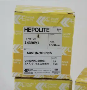 14396-020 Hepolite Pistons Part# 14396 020 New High Quality Austin Morris Full Set Of 4