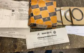 R23020 Hepolite Nos Triumph Bsa .040 Engine Piston Ring Set Trident Rocket 3 750