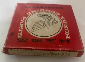 13012-360-004 Honda 1974 1975 Cr125 Elsinore Piston Ring Set 0.25 Nos Oem P2637