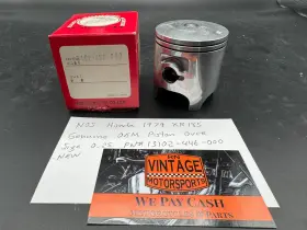 13102-446-000 Honda Nos 1979 Xr185 Genuine Oem Piston Over Size 0.25 Part # New