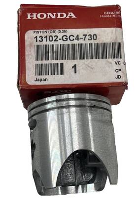 Honda 13102-gc4-730 Oem 1984 Cr80r Motorcycle Piston .25 Os Nos
