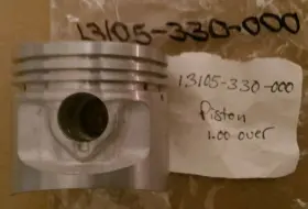 13105-330-000 Honda Nos Oem 1.00 Mm Over Bore Piston Cb125 Cl125 Sl125